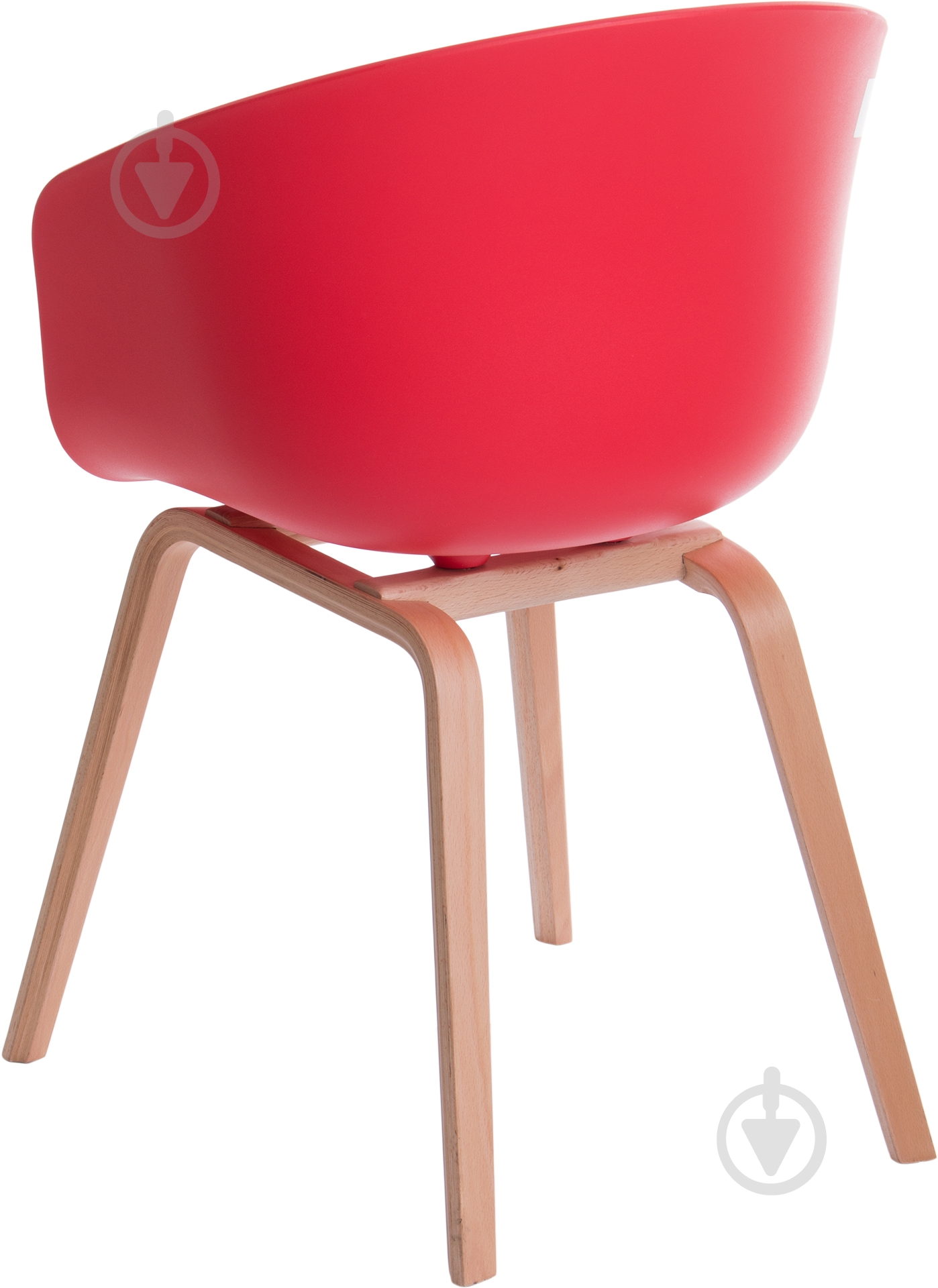 Стул обеденный с подлокотниками АС-125Y красный бук/красный - фото 3