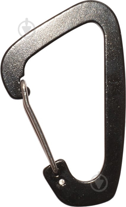 Карабін алюмінієвий з важелем 3x40x64 мм 3 мм алюміній 1 шт. - фото 1