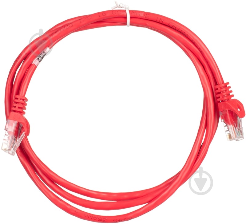 Патч-корд 2E Cat 5e UTP 26AWG 2E-PC5ECA-150RD 1,5 м червоний - фото 2 Патч-корд 2E Cat 5e UTP 26AWG 2E-PC5ECA-150RD 1,5 м червоний - фото 2