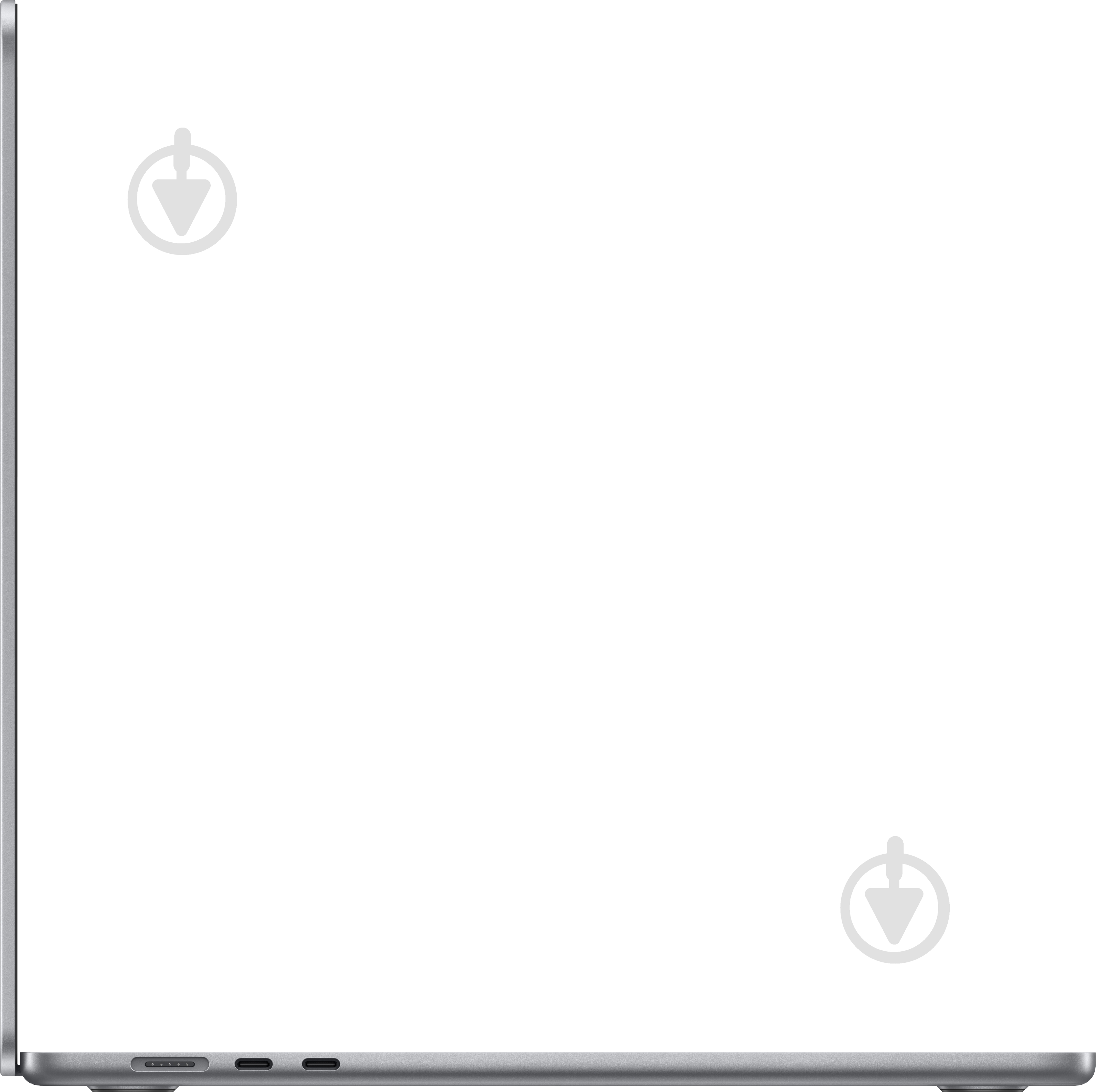 Ноутбук Apple MacBook Air M3 15,3" (MXD13UA/A) space grey - фото 3