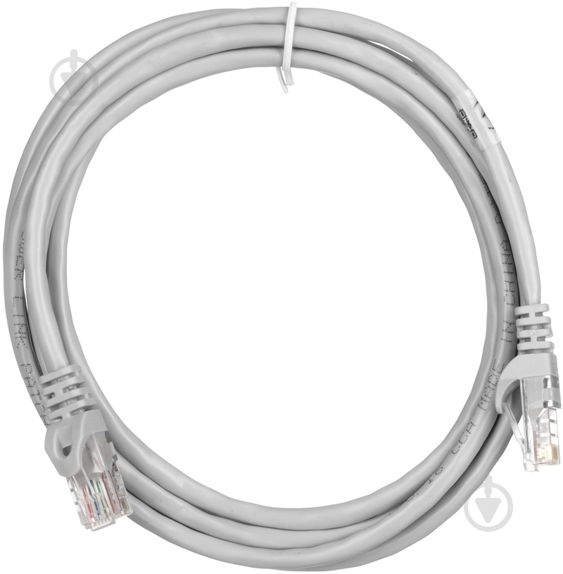Патч-корд 2E Cat 5e UTP 26AWG 2E-PC5ECA-220GRY 2,2 м сірий - фото 2