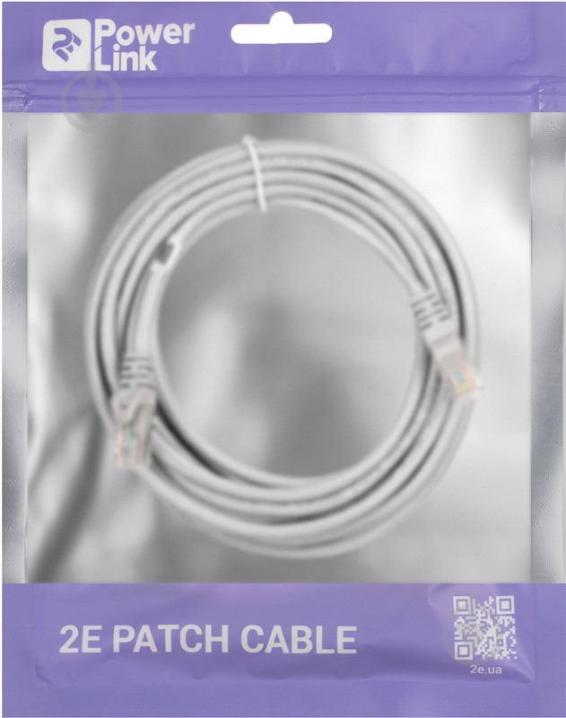 Патч-корд 2E Cat 5e UTP 26AWG 2E-PC5ECA-500GRY 5 м серый - фото 3 Патч-корд 2E Cat 5e UTP 26AWG 2E-PC5ECA-500GRY 5 м серый - фото 3