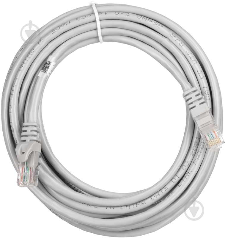 Патч-корд 2E Cat 5e UTP 26AWG 2E-PC5ECA-500GRY 5 м серый - фото 2 Патч-корд 2E Cat 5e UTP 26AWG 2E-PC5ECA-500GRY 5 м серый - фото 2