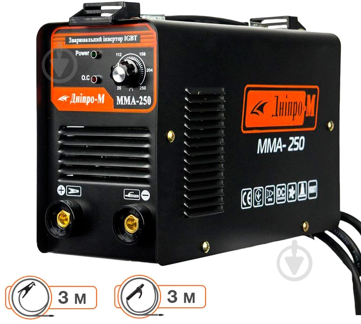 Инвертор сварочный Дніпро-М ММА-250 - фото 4 Инвертор сварочный Дніпро-М ММА-250 - фото 4