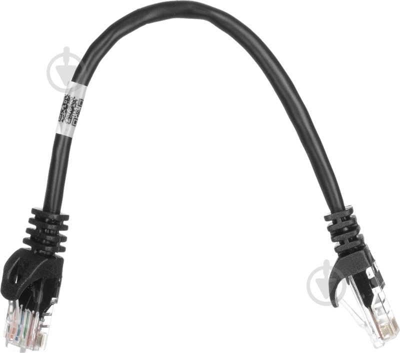 Патч-корд 2E Cat 5e UTP 26AWG 2E-PC5ECOP-020BK 0,2 м чорний - фото 2