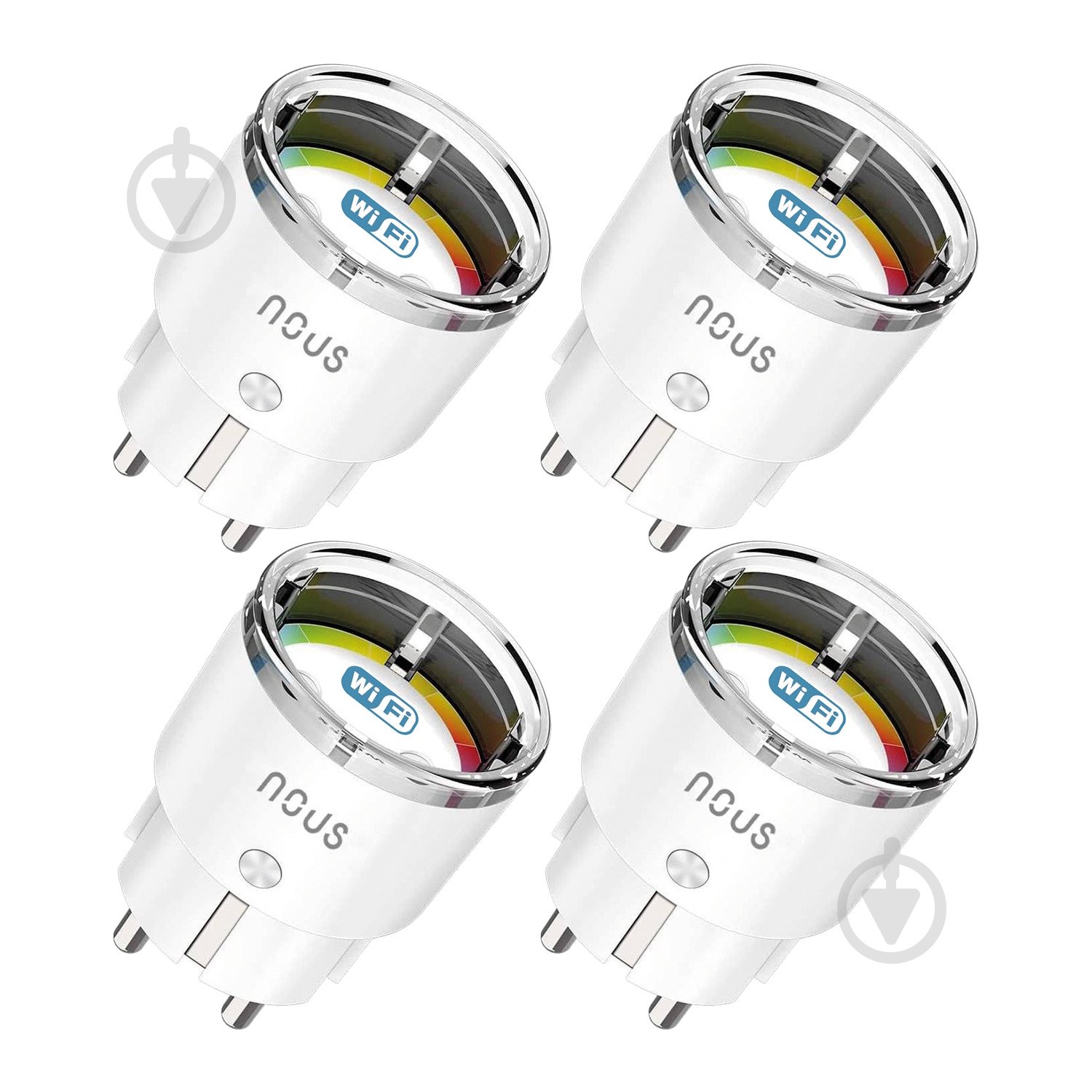 Умная розетка Nous Wi-Fi A1 16A (A1-pack4) белый - фото 1 Умная розетка Nous Wi-Fi A1 16A (A1-pack4) белый - фото 1