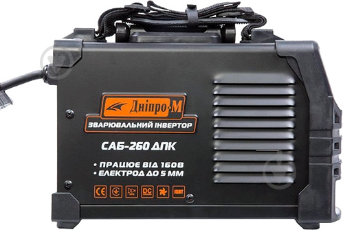 Инвертор сварочный Дніпро-М САБ-260ДПК - фото 6 Инвертор сварочный Дніпро-М САБ-260ДПК - фото 6