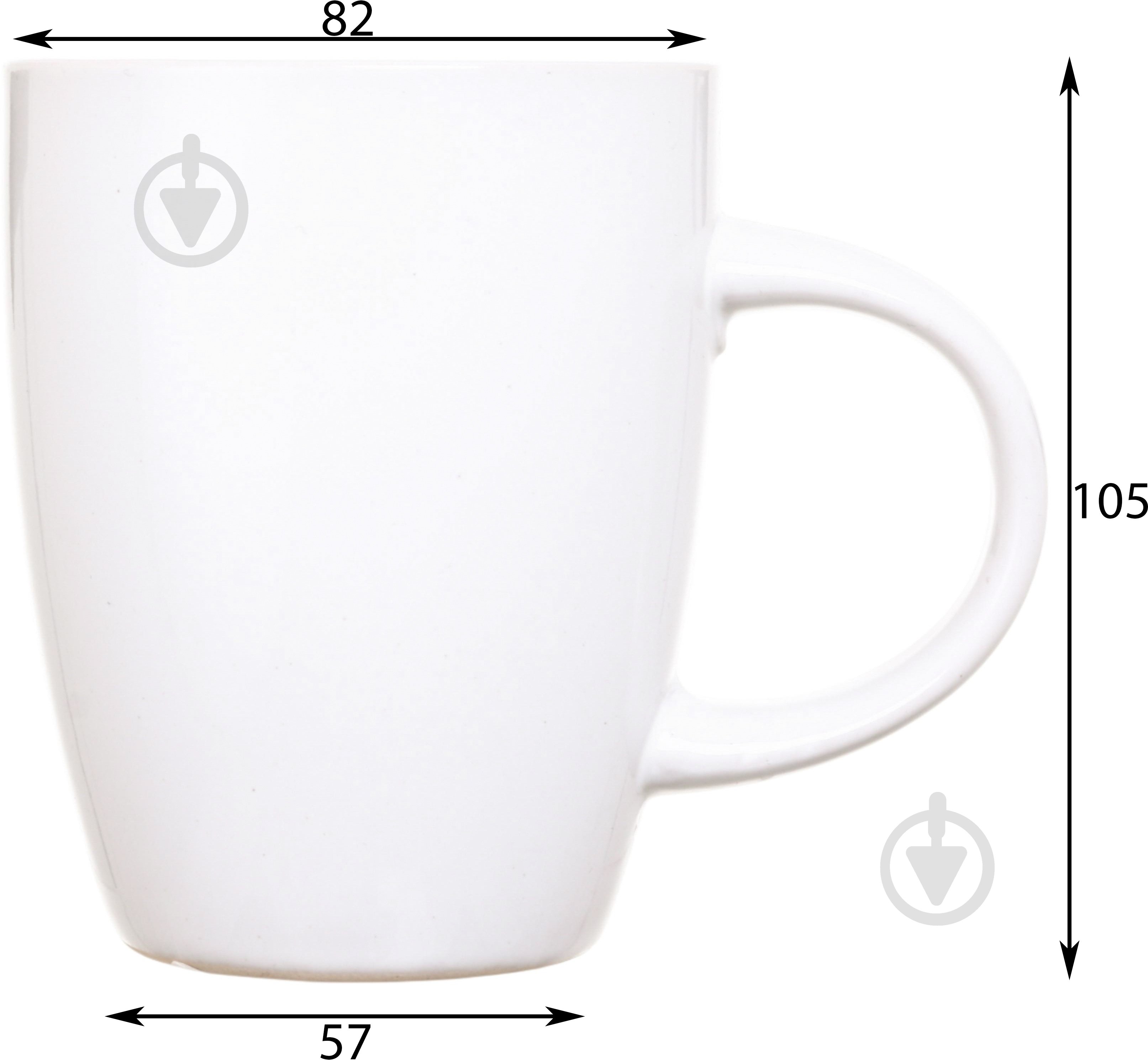 Чашка Fiora White 330 мл - фото 2