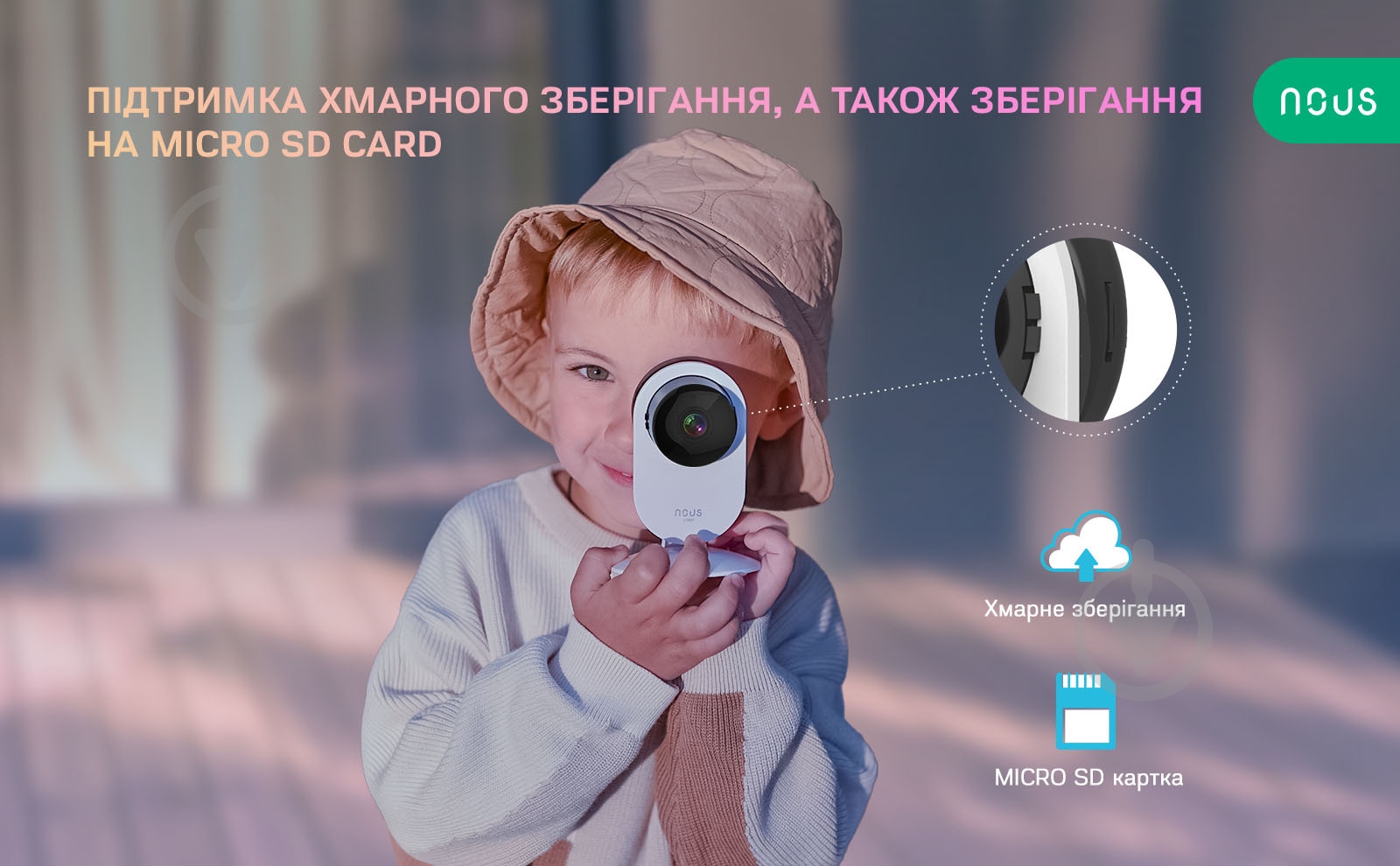 Умная IP-камера Nous W3 белый - фото 5