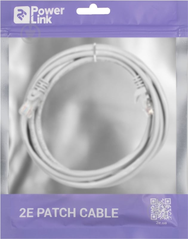 Патч-корд 2E Cat 5e UTP 26AWG 2E-PC5ECOP-250GRY 2,5 м серый - фото 3