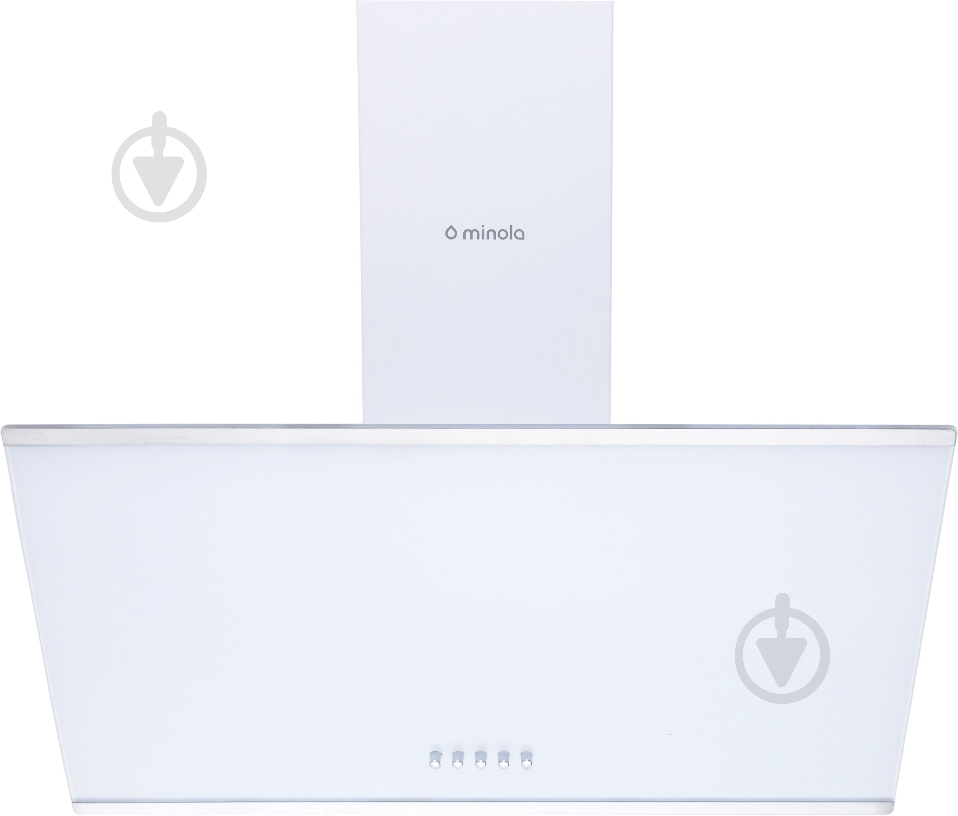 Витяжка Minola HDN 6222 WH/INOX 700 LED - фото 1