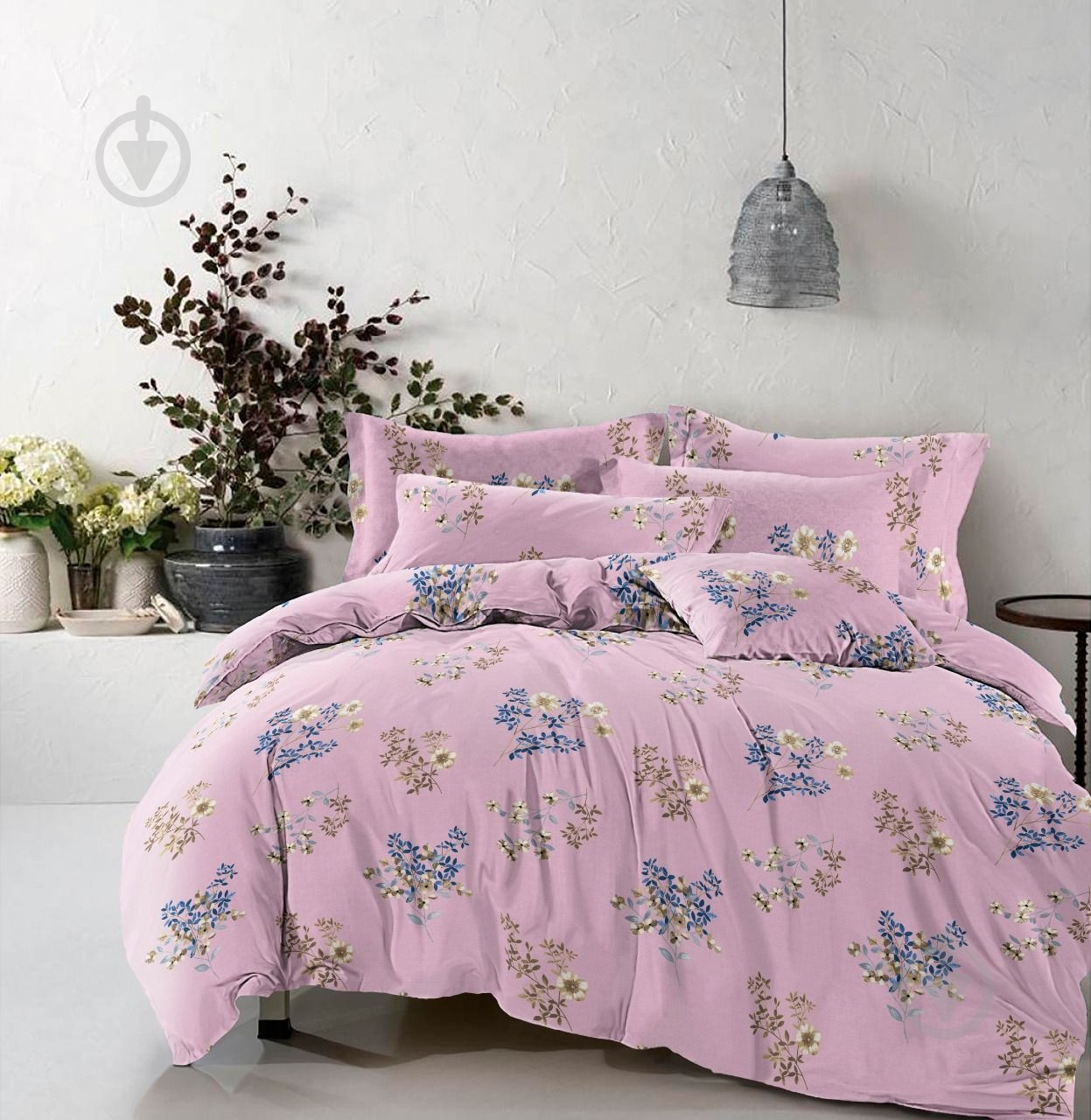 Комплект постельного белья MirSon 17-0439 Pink split мультиколор - фото 1 Комплект постельного белья MirSon 17-0439 Pink split мультиколор - фото 1