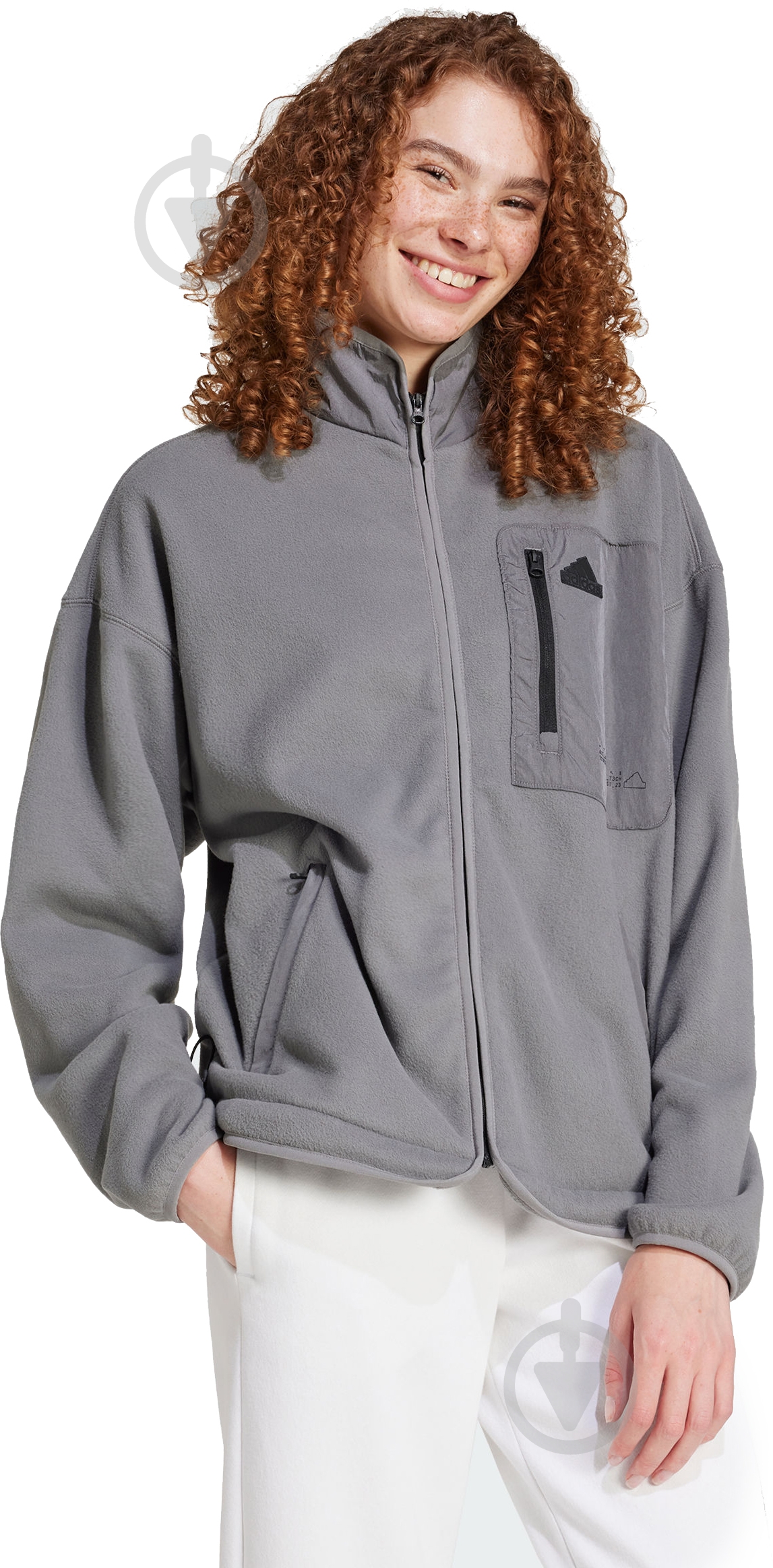 Джемпер Adidas W CE TT IW5206 р.XL сірий - фото 5