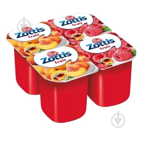 Йогурт Zott в асортименті зі смаком (полуниця, персик, малина, ананас) - фото 1