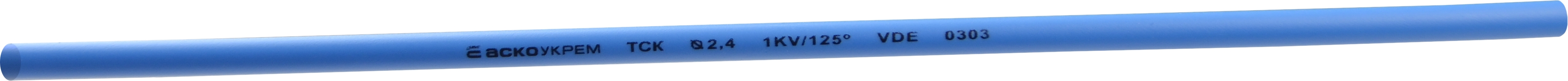 Трубка термоусаджувальна з клеєм АСКО-УКРЕМ d2,4 мм синя 1 м етиленвінілацетатний сополімер A0150040779 - фото 1 Трубка термоусаджувальна з клеєм АСКО-УКРЕМ d2,4 мм синя 1 м етиленвінілацетатний сополімер A0150040779 - фото 1