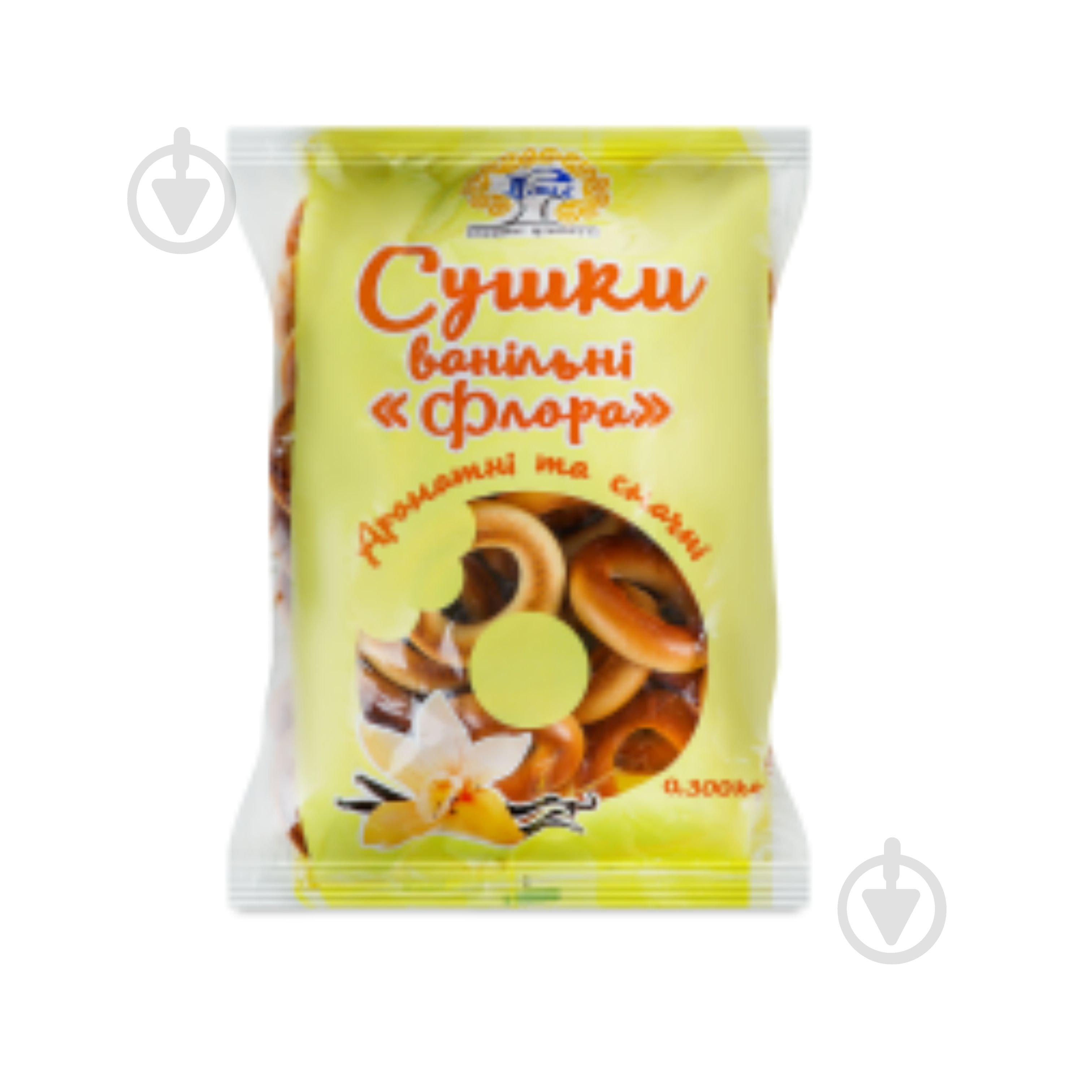 Сушки РОМА ванильные Флора м/у 0.3кг - фото 1