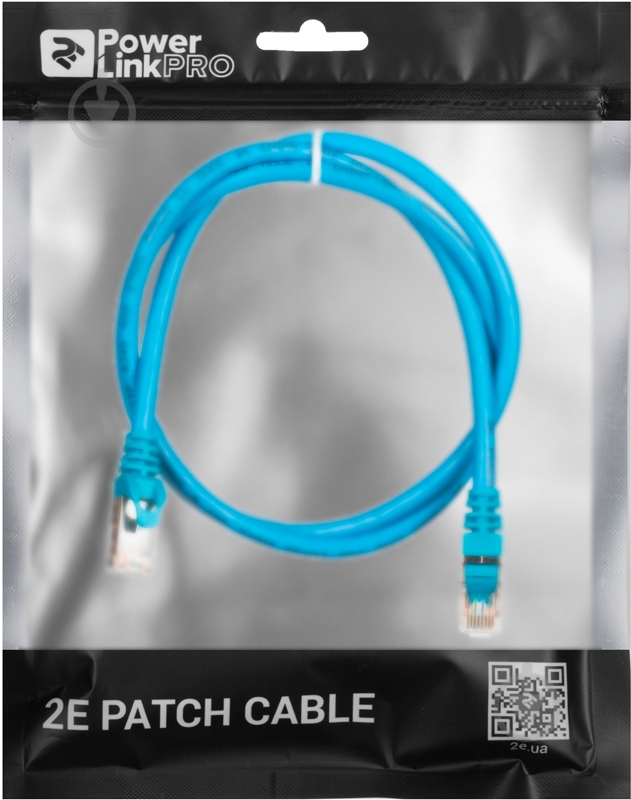 Патч-корд 2E Cat 6 S-FTP 27AWG 2E-PC6SFTPCOP-100BL 1 м синій - фото 3