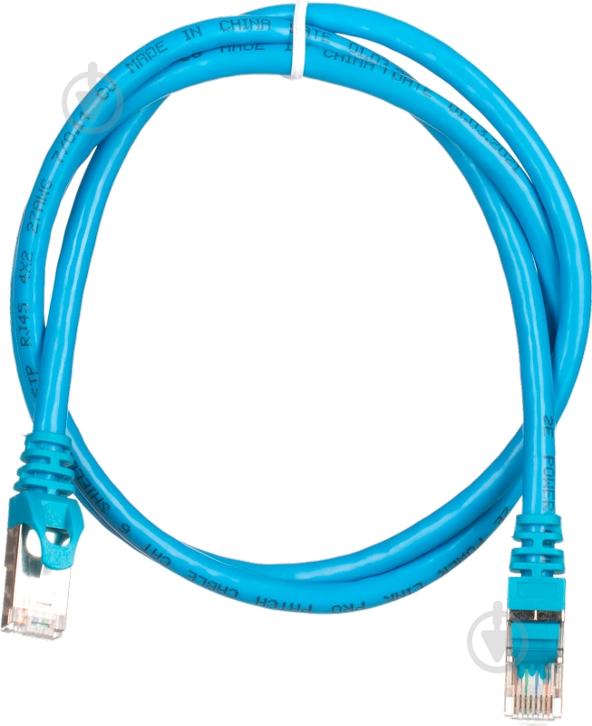 Патч-корд 2E Cat 6 S-FTP 27AWG 2E-PC6SFTPCOP-100BL 1 м синій - фото 2