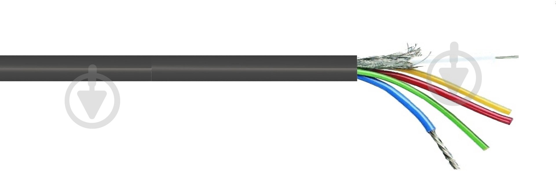 Кабель Одескабель для відеоспостереження CCTV mini RG -59+(2x0,50+2x0,22) Р мідь - фото 1