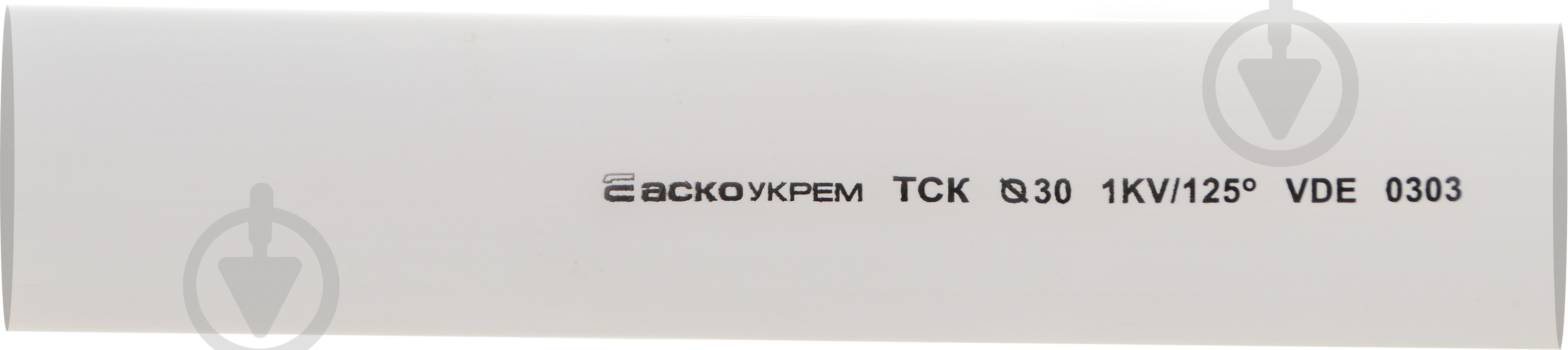 Трубка термоусадочная с клеем АСКО-УКРЕМ d30 мм белая 1 м этиленвинилацетатный сополимер A0150040797 - фото 1 Трубка термоусадочная с клеем АСКО-УКРЕМ d30 мм белая 1 м этиленвинилацетатный сополимер A0150040797 - фото 1