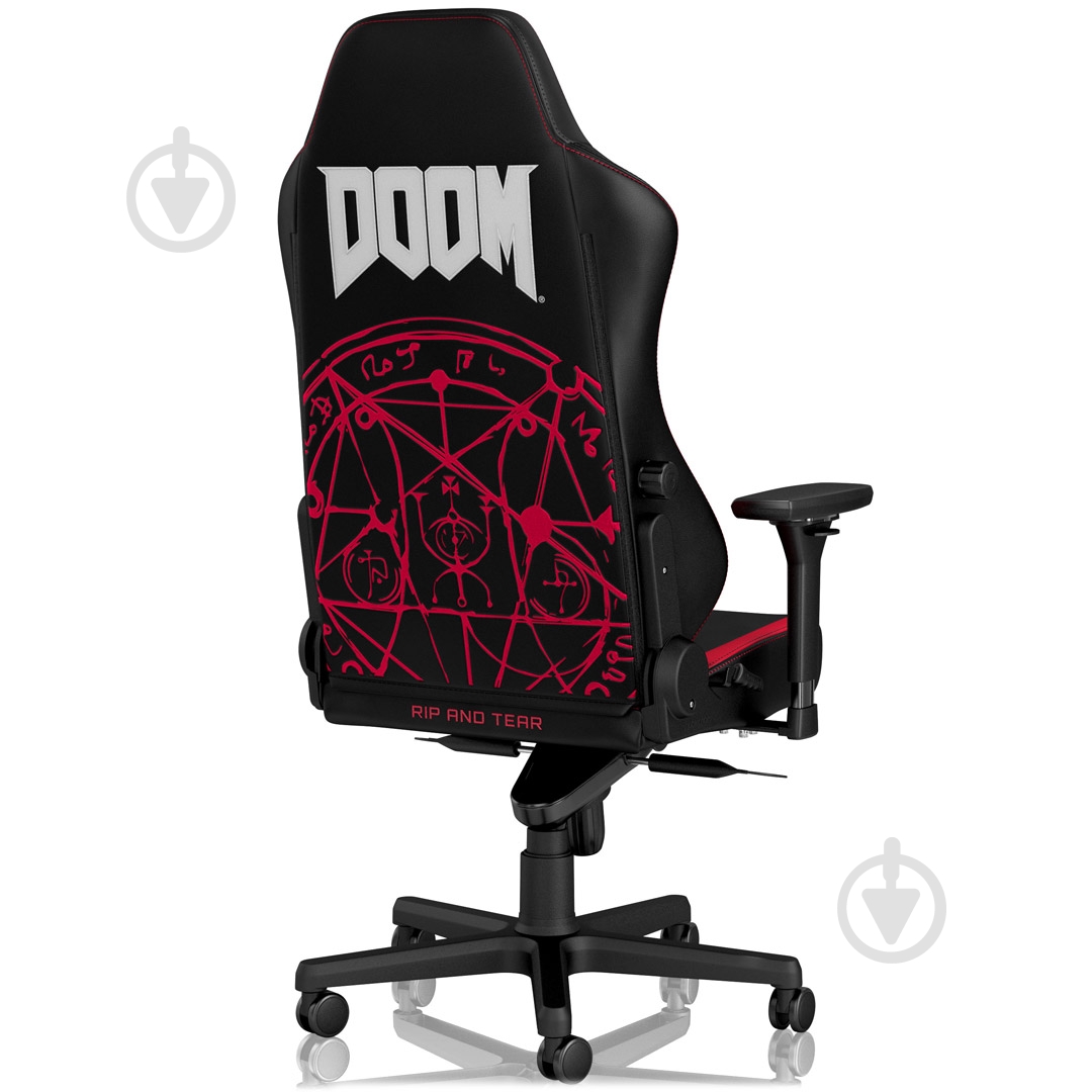 Кресло игровое Noblechairs HERO DOOM Edition черный - фото 5 Кресло игровое Noblechairs HERO DOOM Edition черный - фото 5