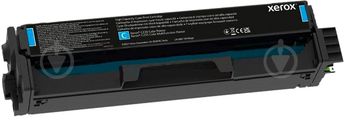 Тонер-картридж Xerox C230/C235 cyan - фото 2 Тонер-картридж Xerox C230/C235 cyan - фото 2