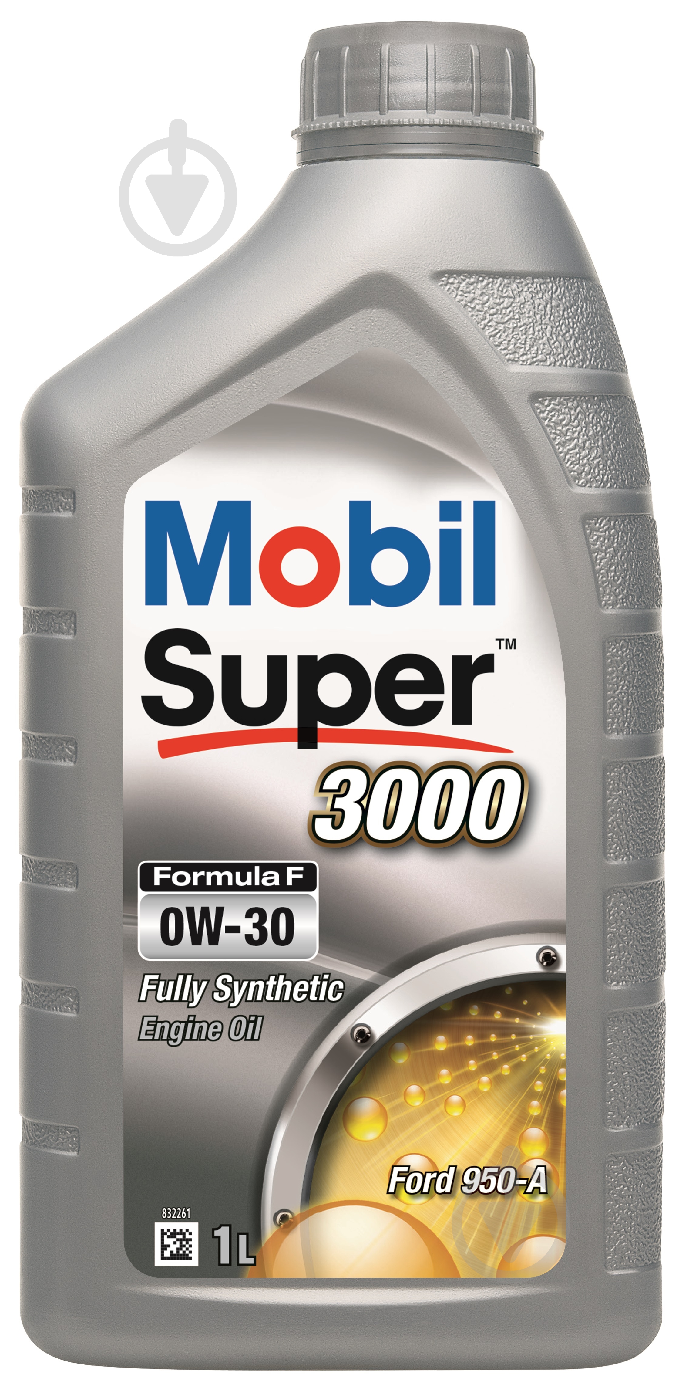 Моторна олива синтетична Mobil Super 3000 Formula F 0W-30 1 л (MB 0W30 3000 F-F 1L) - фото 1