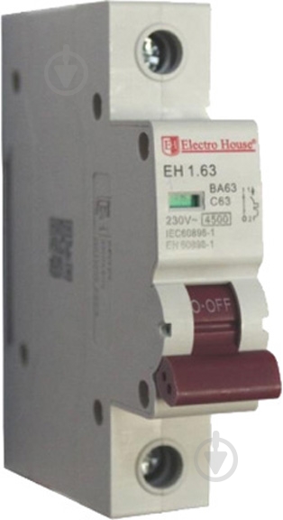 Автоматический выключатель ElectroHouse EH-1.63 - фото 1