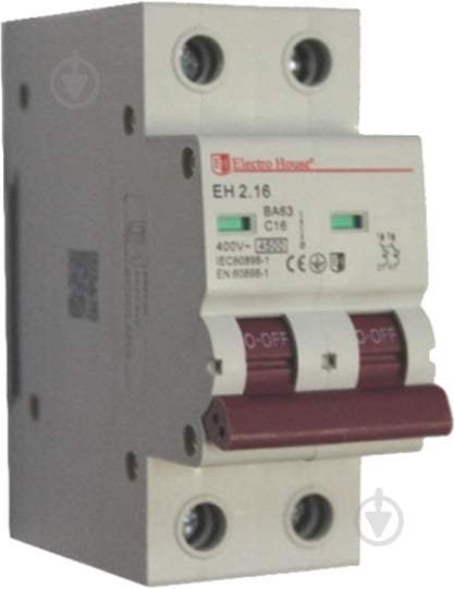 Автоматический выключатель ElectroHouse EH-2.16 - фото 1