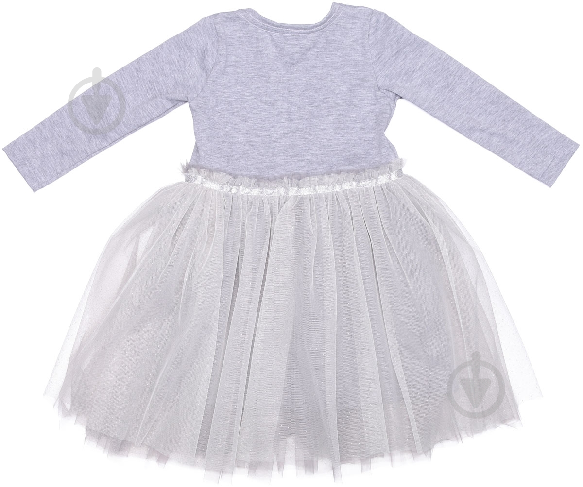 Платье Luna Kids р.98 серый меланж - фото 3