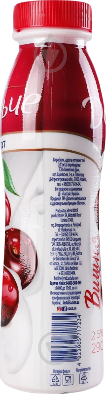 Йогурт Дольче Вишня 290 г - фото 2