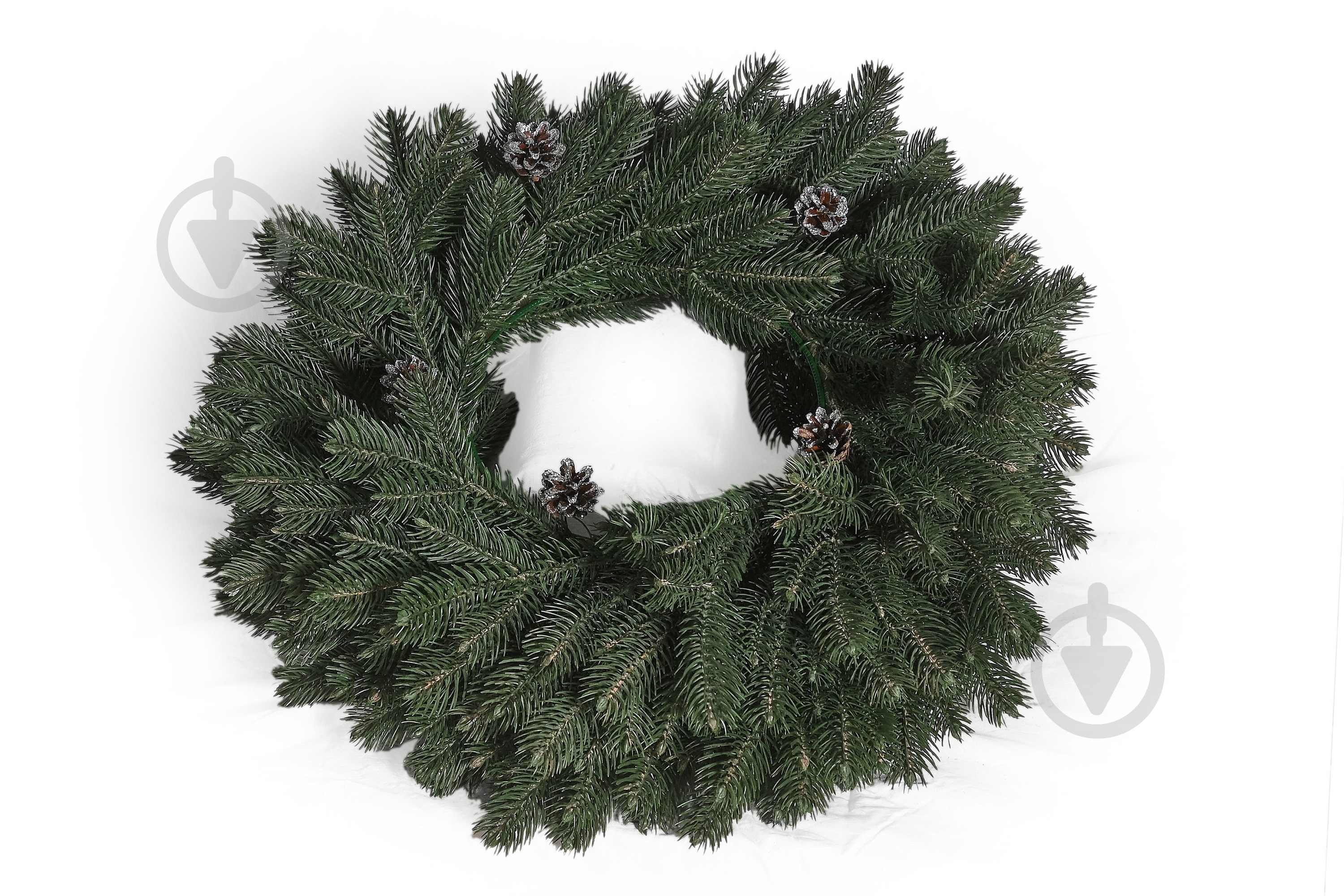 Венок из искусственной хвои Карпатский 0276 d510 мм - фото 1 Венок из искусственной хвои Карпатский 0276 d510 мм - фото 1