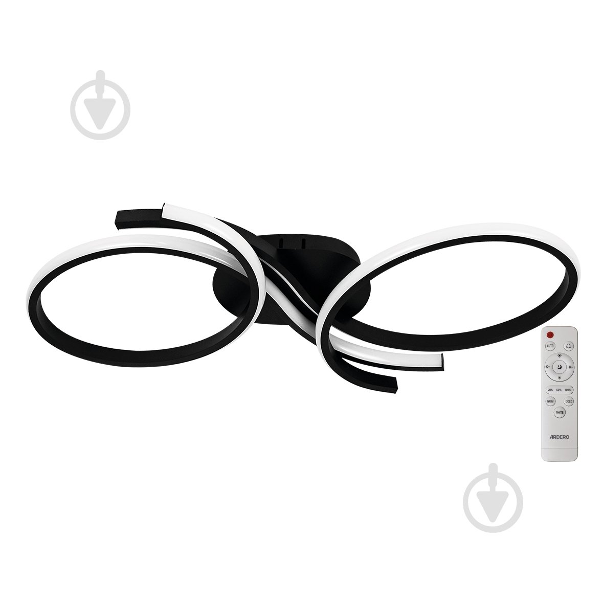 Люстра світлодіодна ARDERO AL6535-1ARD FORCE М 52 Вт чорний 80966 - фото 1