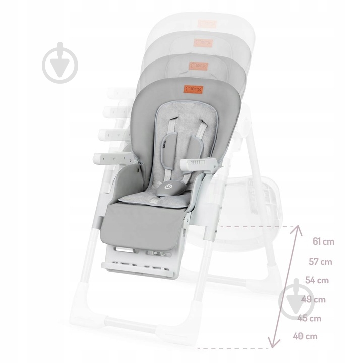 Стульчик для кормления MoMi Yumtis light gray - фото 4 Стульчик для кормления MoMi Yumtis light gray - фото 4