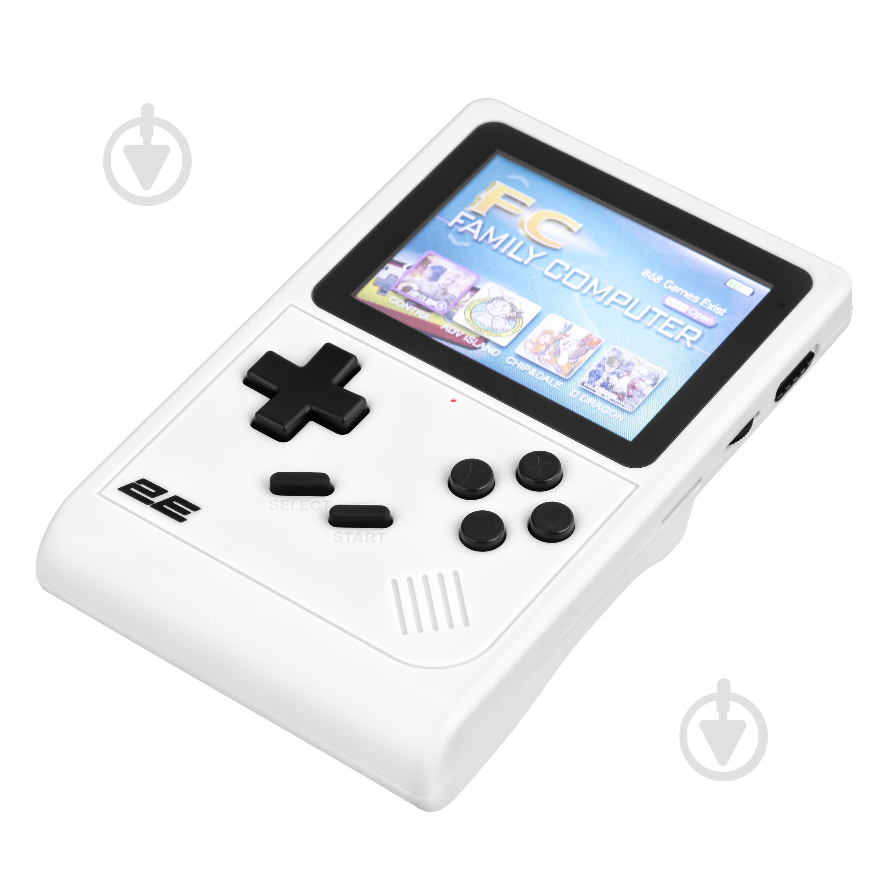 Портативная игровая приставка 2E 16bit GB (2E16BPGB) white - фото 4 Портативная игровая приставка 2E 16bit GB (2E16BPGB) white - фото 4