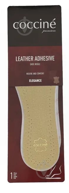 Стельки Leather Adhesive COCCINE р.43 бежевый - фото 1