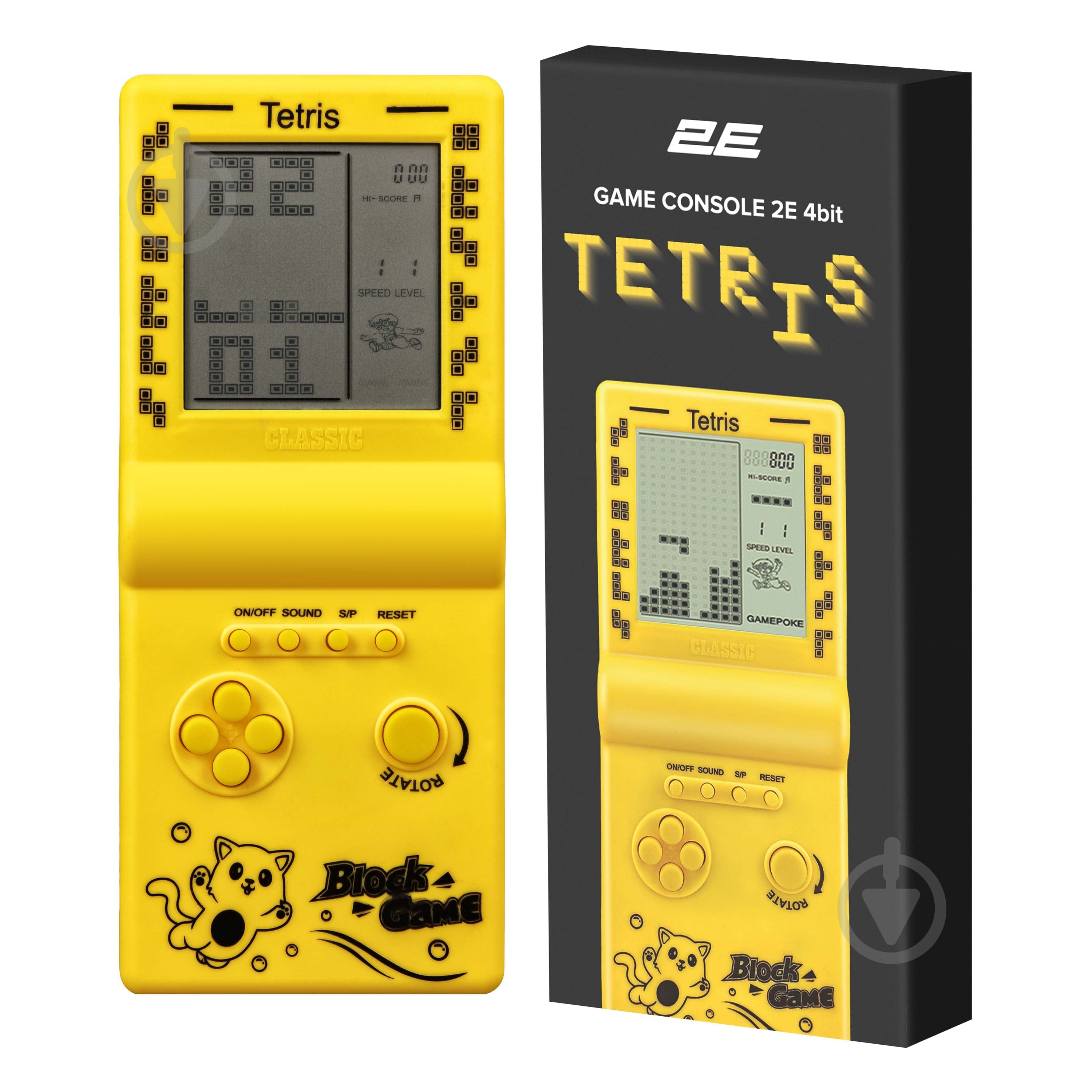 Игровая консоль 2E 4bit Tetris 2E4BPBG yellow - фото 7