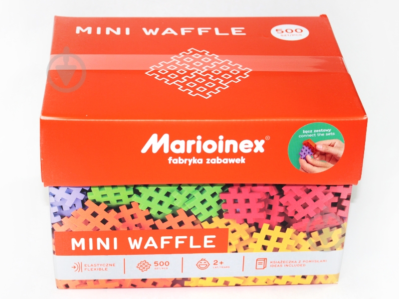 Конструктор Marioinex Mini Waffle №2 500 деталей 438967 - фото 1