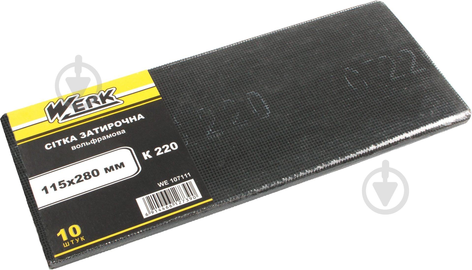 Сітка абразивна Werk з.220 10 шт. WE107111 - фото 2