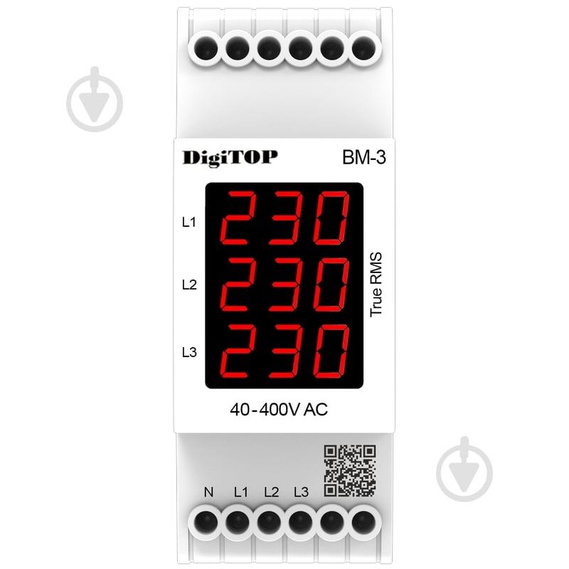 Вольтметр DigiTOP ВМ-3 - фото 2 Вольтметр DigiTOP ВМ-3 - фото 2