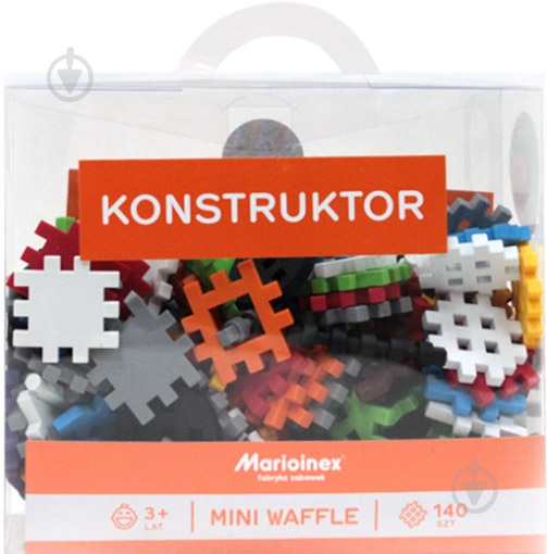 Конструктор Marioinex Mini Waffle №1 140 деталей 438962 - фото 1 Конструктор Marioinex Mini Waffle №1 140 деталей 438962 - фото 1