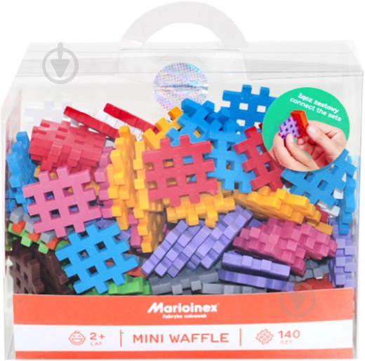 Конструктор Marioinex Mini Waffle №2 140 деталей 438961 - фото 1 Конструктор Marioinex Mini Waffle №2 140 деталей 438961 - фото 1