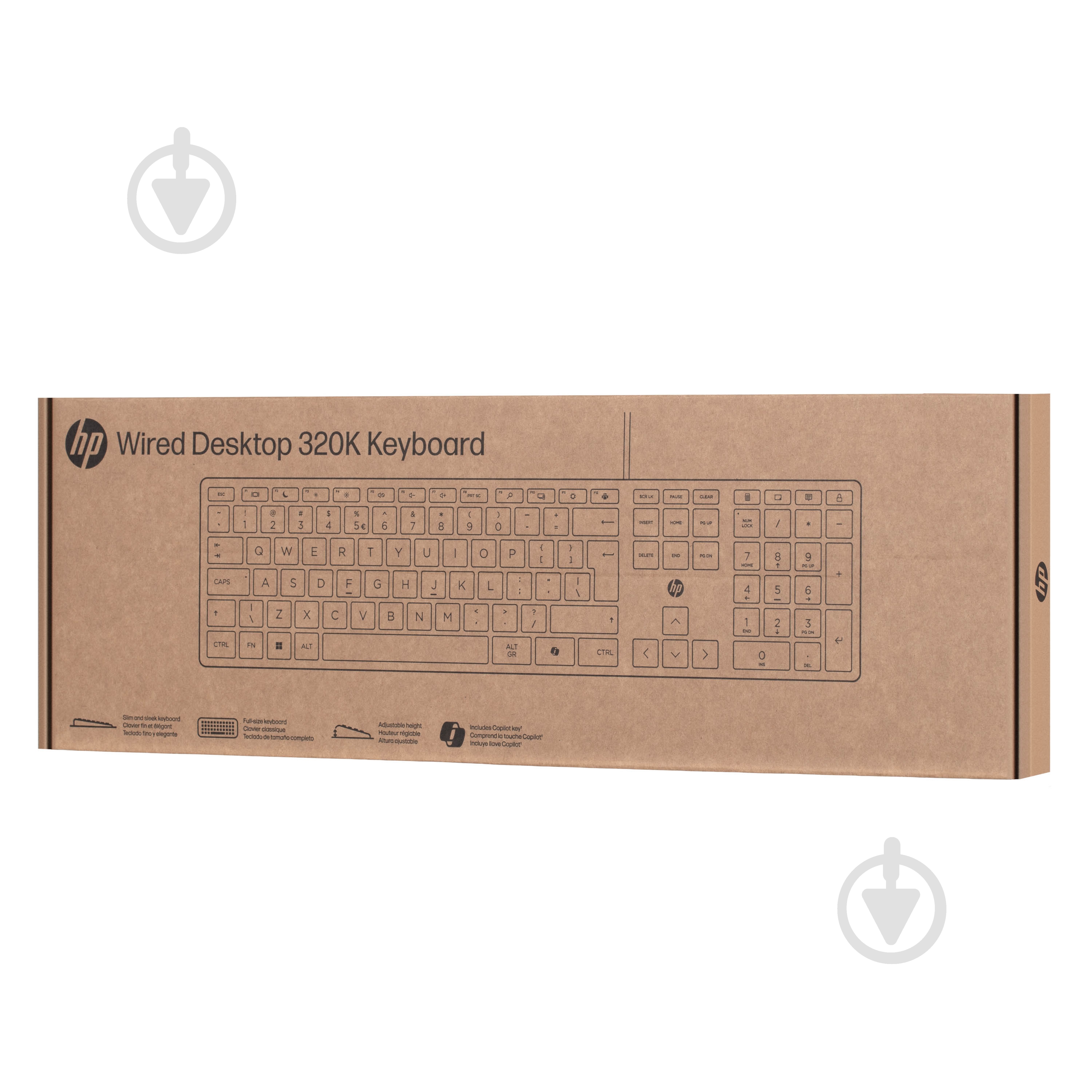 Клавіатура HP 320K (9SR37UT) black - фото 7