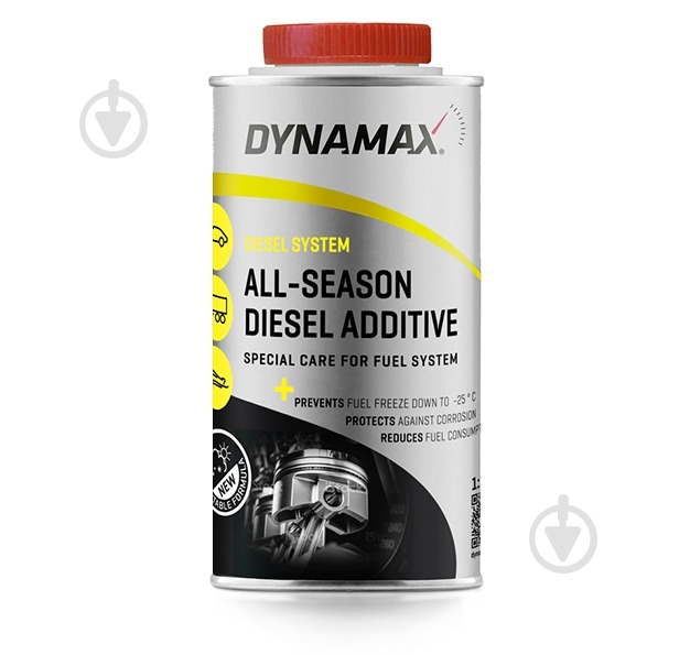 Антигель DYNAMAX ALL SEASON DIESEL ADDITIVE 500 мл - фото 1