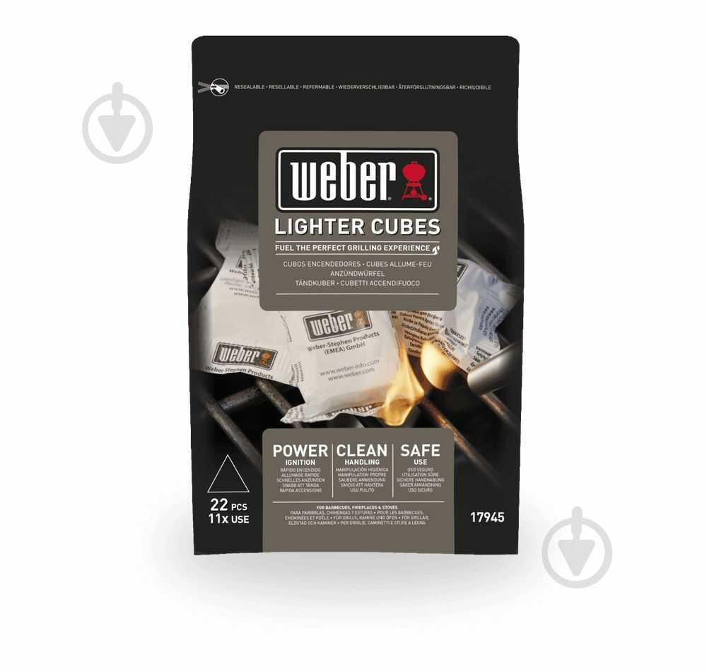 Кубики для розжига Weber 22 шт. 17945 - фото 1