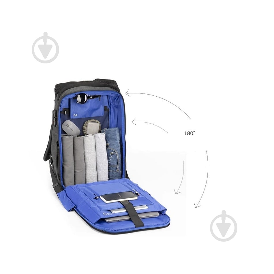 Рюкзак для ноутбука Kingsons Laptop backpack 13.3" light grey (KS3149W-D13L) - фото 8