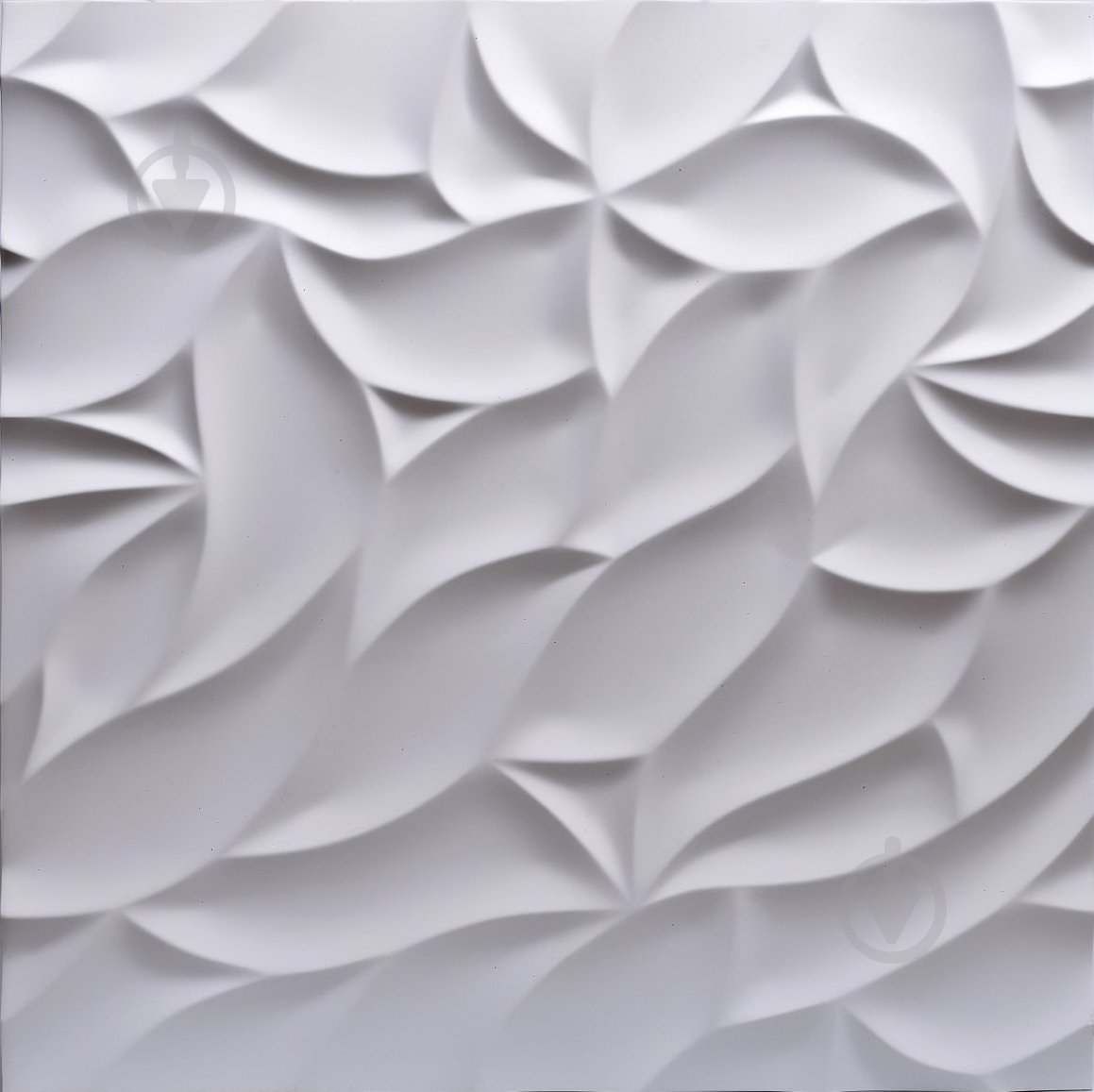 3D-панель гипсовая Gipster Leaf 0.25 кв.м - фото 1 3D-панель гипсовая Gipster Leaf 0.25 кв.м - фото 1