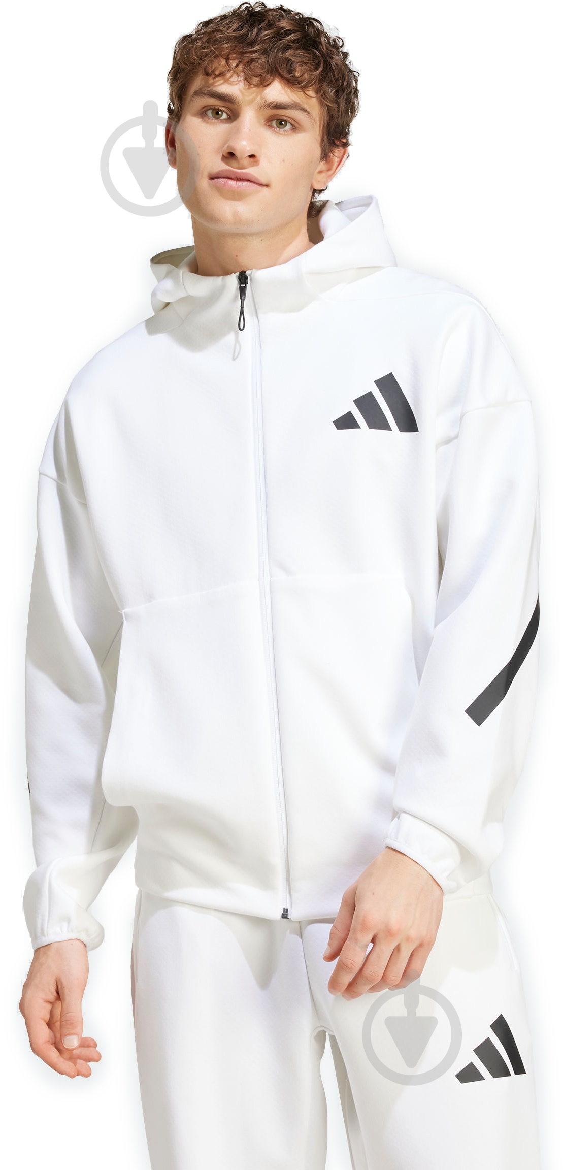 ᐉ Джемпер Adidas M Z.N.E. FZ JF2443 р.2XL білий • Краща ціна в