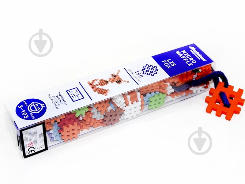 Конструктор Marioinex Miсro Waffle Fox 150 деталей 438988 - фото 1