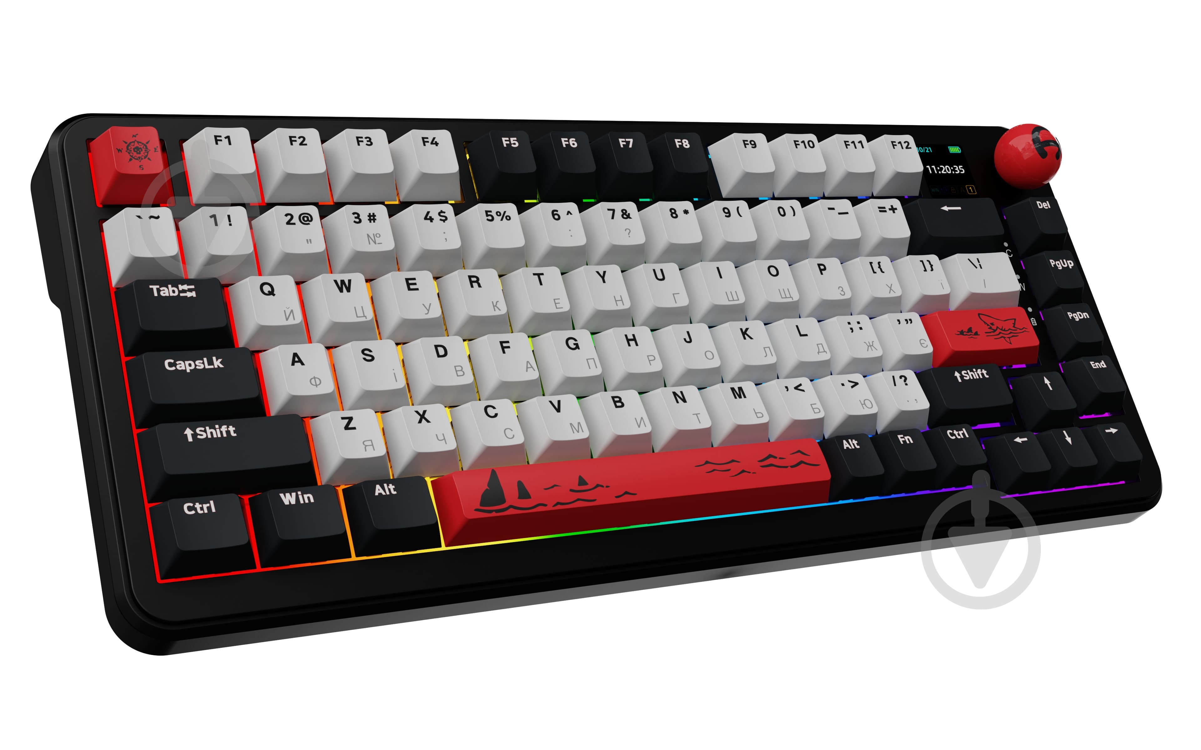 ᐉ Клавиатура беспроводная Ajazz AK820 MAX Avocado Switch